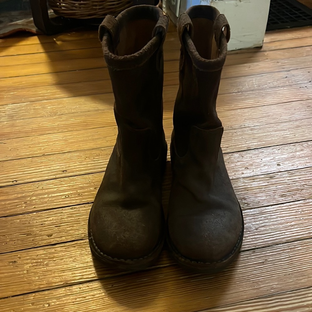 Italian leather cowboy boots